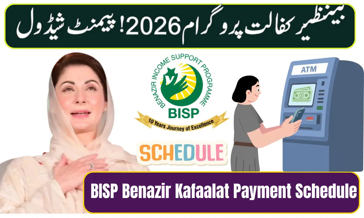 BISP Benazir Kafaalat Payment Schedule